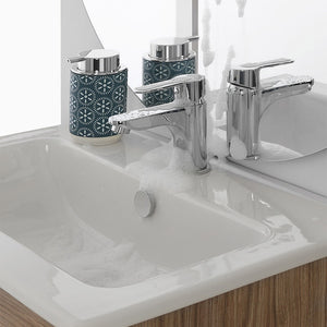 Miscelatore lavabo cromato completo di piletta click clack Zoe 