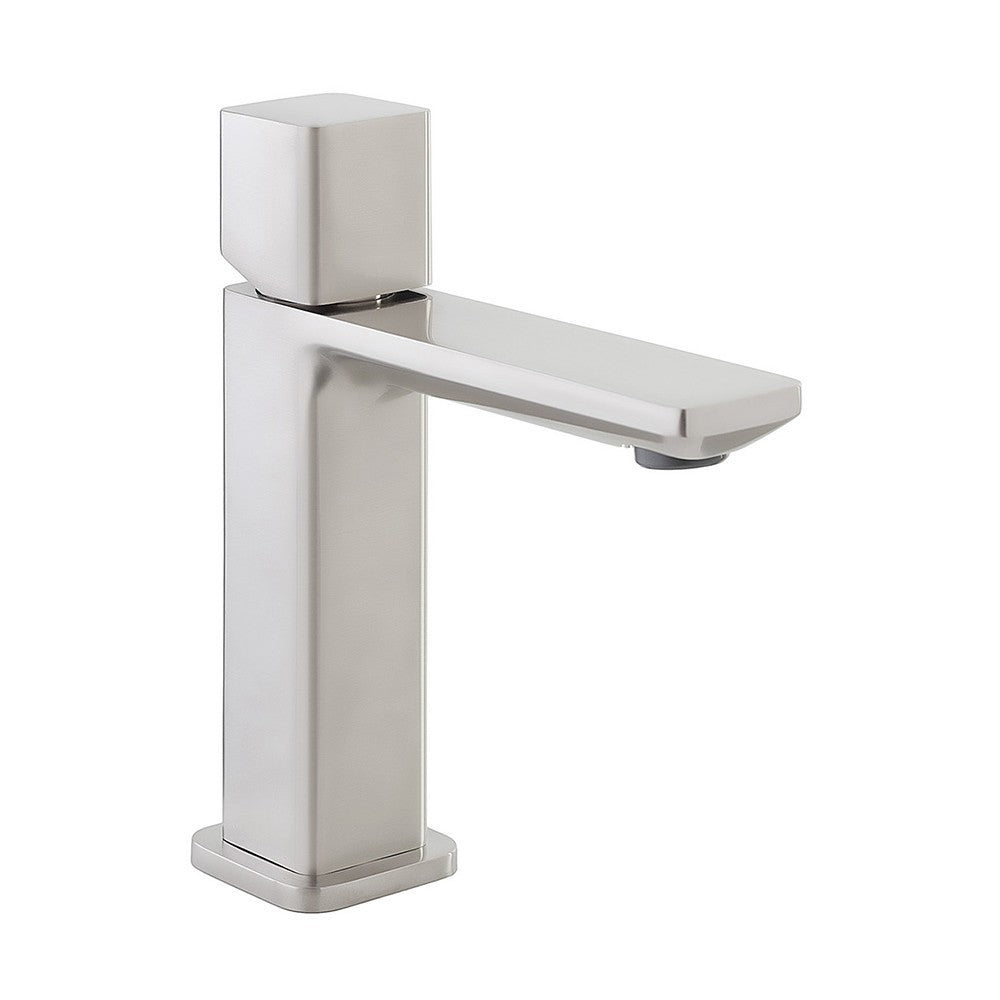 Miscelatore lavabo in ottone color nichel con piletta click clack Lotus