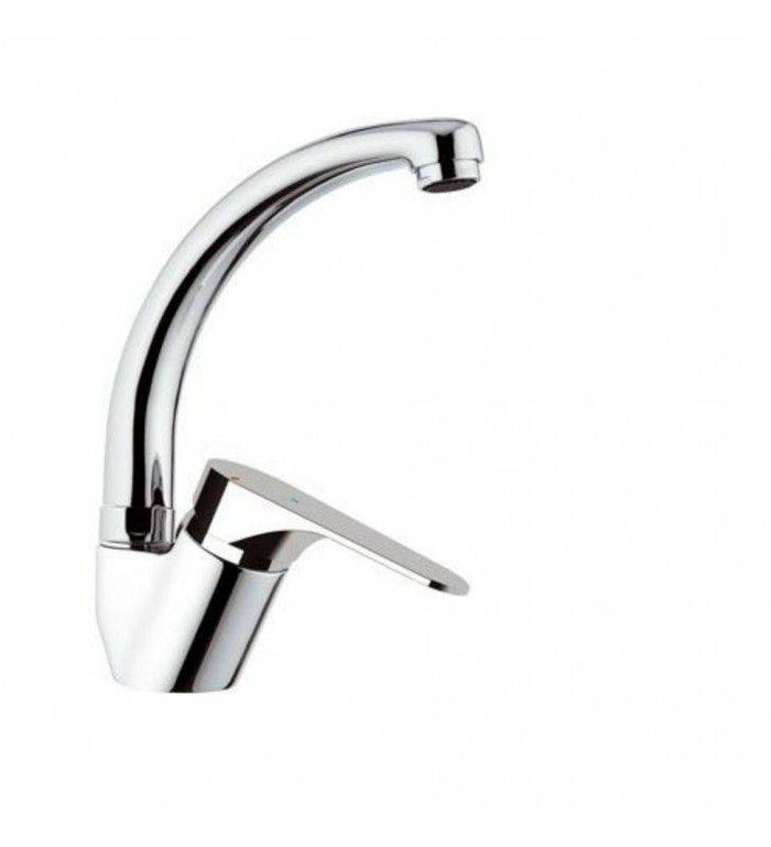 Miscelatore lavello class line eco bocca alta girevole, risparmio acqua cod 82110