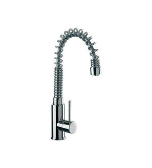 Miscelatore monocomando laterale per lavello alto con bocca girevole - serie suvi cod 77841