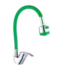 Miscelatore Rubinetto Lavabo A Doccia Doccetta Per Casa Cucina Flessibile Verde         