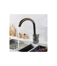 Miscelatore Rubinetto Lavabo Lavello Cucina Acciaio Cromato Monocomando         