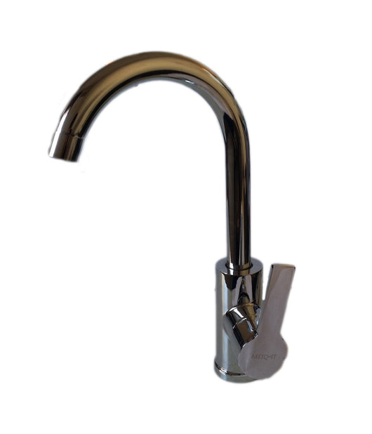 Miscelatore Rubinetto Lavabo Lavello Cucina Acciaio Cromato Monocomando         