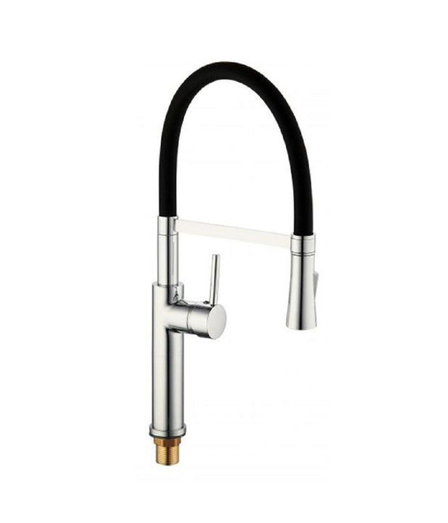 Miscelatore Rubinetto Lavello Cucina Getto Per Lavabo Design Con Doccetta 59660         