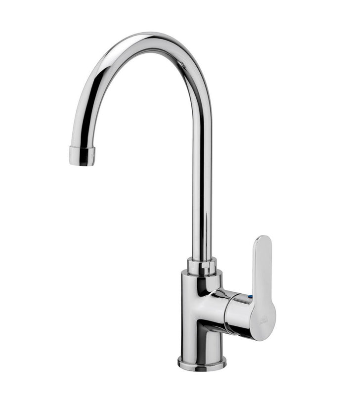 Miscelatore Rubinetto Monocomando Cromato Lavabo Per Lavello Cucina Canna Alta         