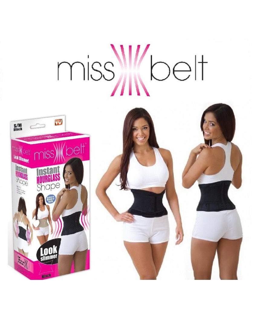 Miss Belt Cintura Regolabile Dimagrante Corsetto Body Shaper Girovita Trimmer     Xxl    