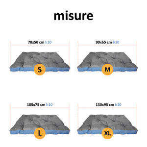 Materasso per cane e gatto 70x50 cm - morbido, ortopedico. | Baggy