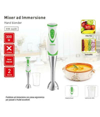 Mixer Ad Immersione Multifunzione 300 Watt 2 Velocita' Cucina Hoomei Hm-6630         