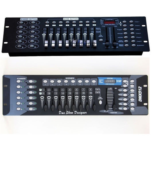 Mixer Centralina Luci Dmx Controller Fari Par Led Teste Mobili Strobo 192 Ch         