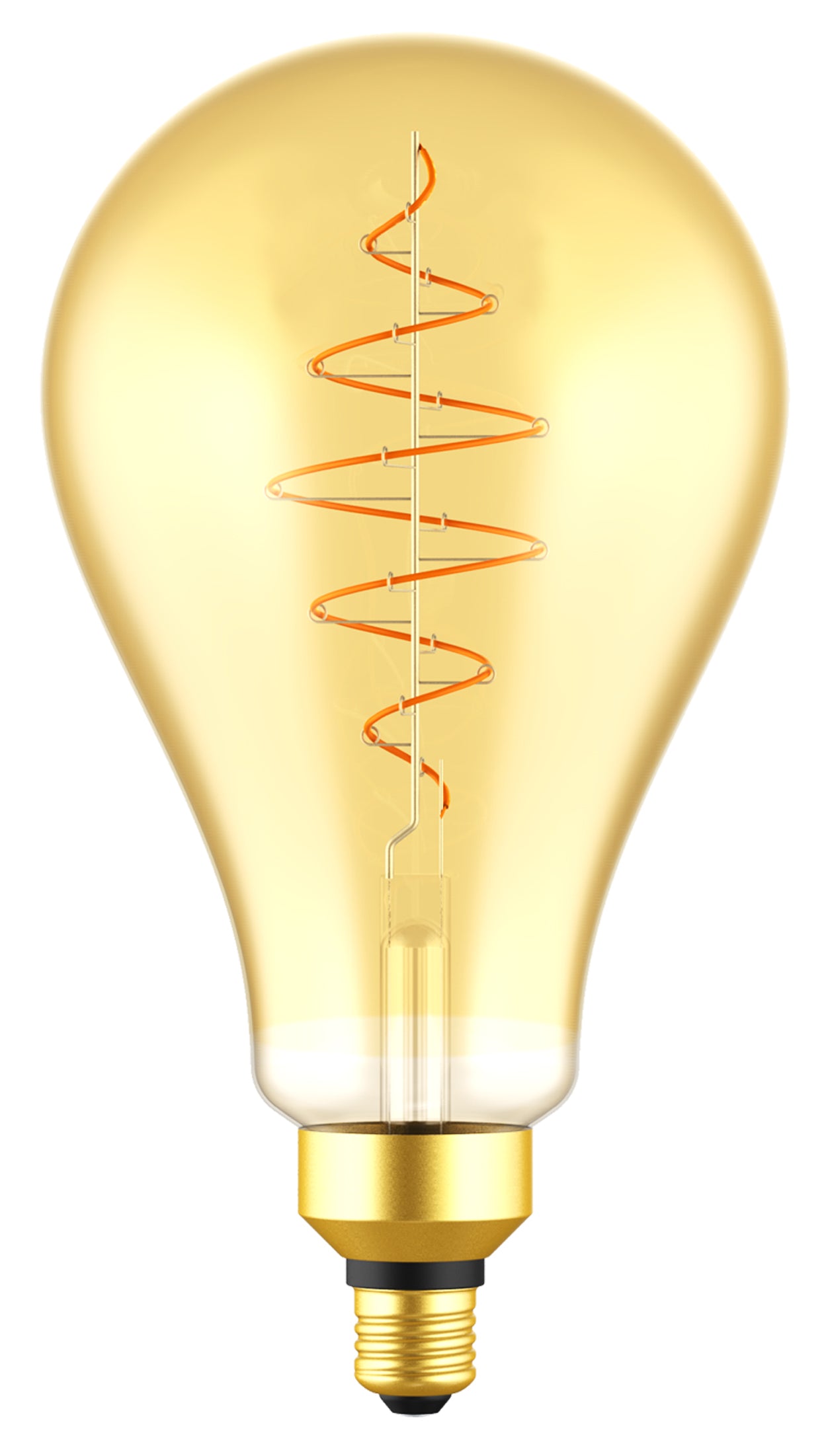 Lampadina led vintage con finitura oro