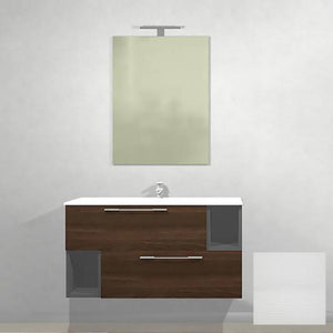 Mobile bagno 81x46x52 cm serie c in bianco venato cod 82866