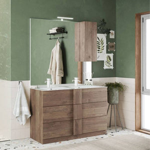 Mobile bagno doppia vasca Salemi120 rovere mercure