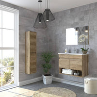 Mobile bagno 81x46x52 cm serie c in noce cod 82868