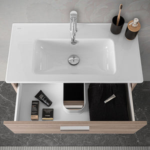 Mobile bagno sospeso 80 corda con lavabo e specchio Miami