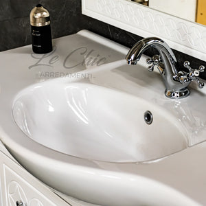 Mobile bagno Aida in stile classico moderno - 85 cm