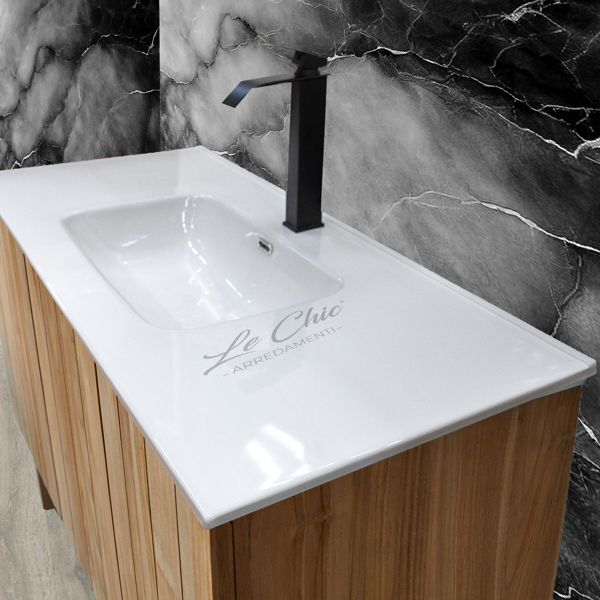 Mobile bagno moderno Total Nature - Lavabo singolo 120cm