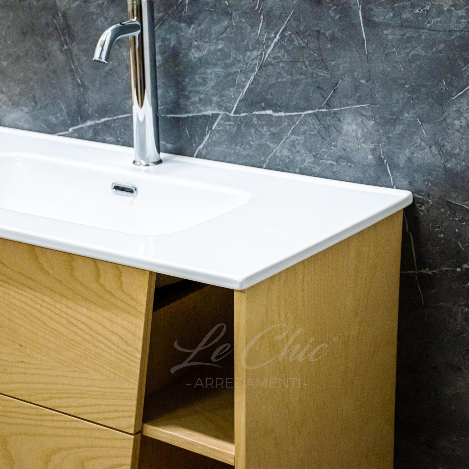 Mobile bagno moderno frassino - 150 cm