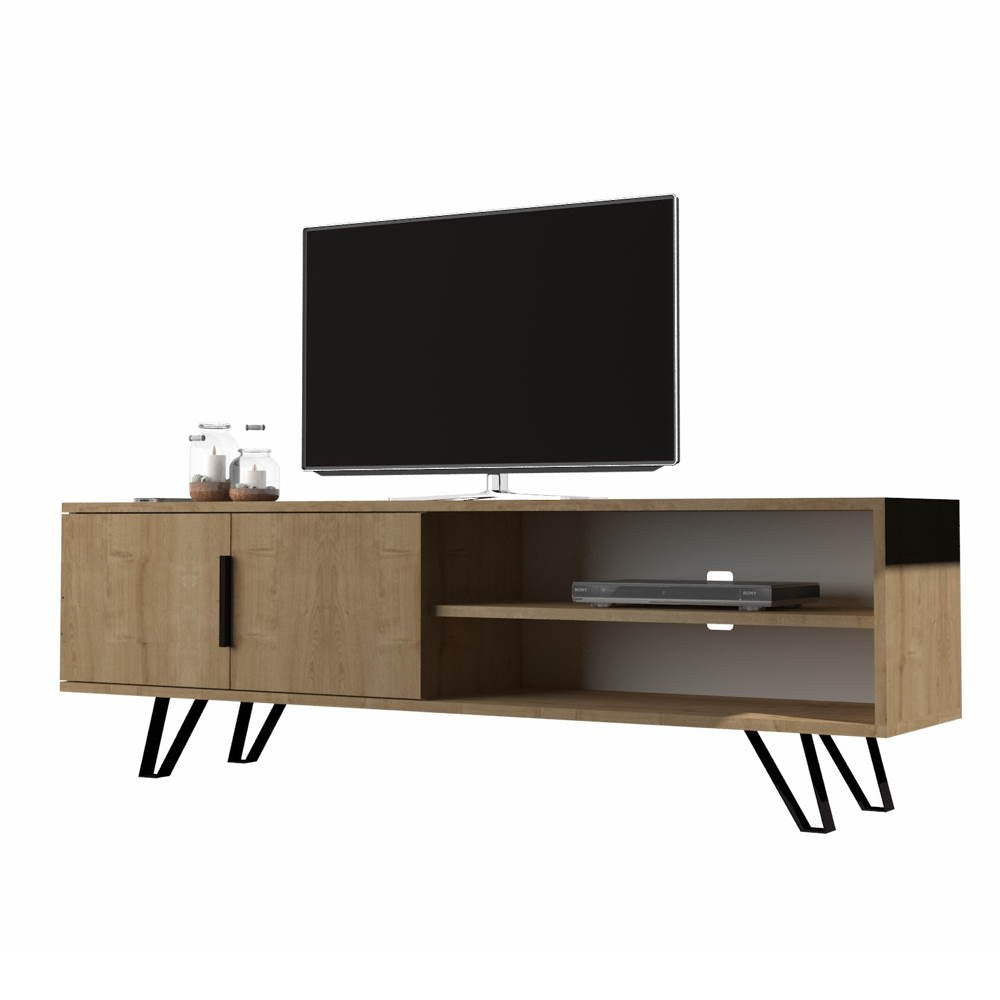 Mobile porta Tv Foot 160 cm. colore rovere