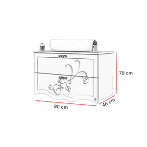 mobile bagno moderno con ciotola