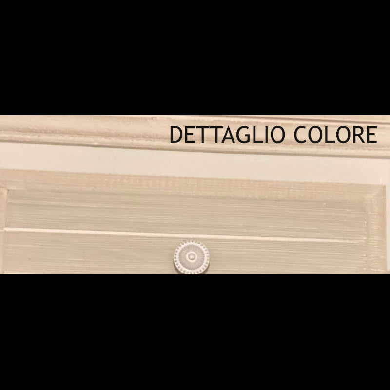 Mobiletto legno norimberga 2 cassetti crema cm37x30h54