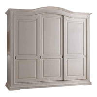 Armadio classico legno bianco 3 porte scorrevoli  294x68x265