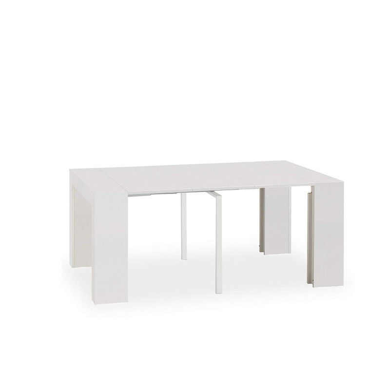 Consolle allungabile moderna bianco consumato 90x45x75