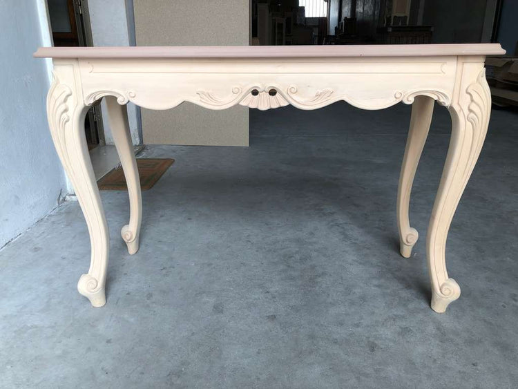 Consolle classica barocco legno grezzo 121x42x80 - Mobili 2G