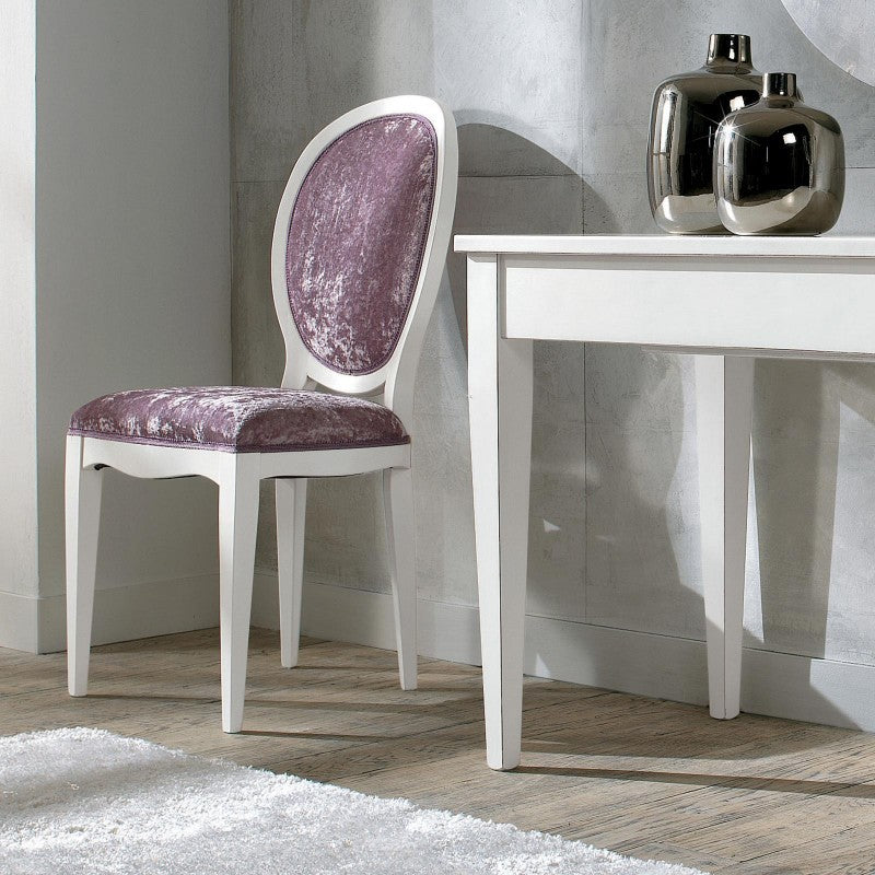 Consolle tavolo moderna allungabile legno bianco shabby 160x55x77 - Mobili 2G