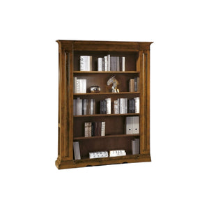 Libreria classica 5 ripiani in legno bassano 160x43x206