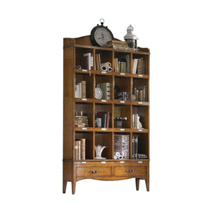 Libreria direttorio 16 vani in legno bassano 122x31x219