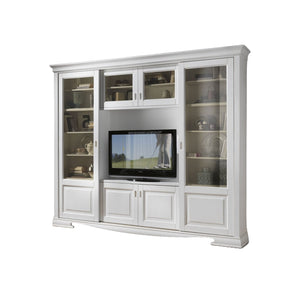 Libreria porta tv in legno scorrevoli bianco 281x42x240