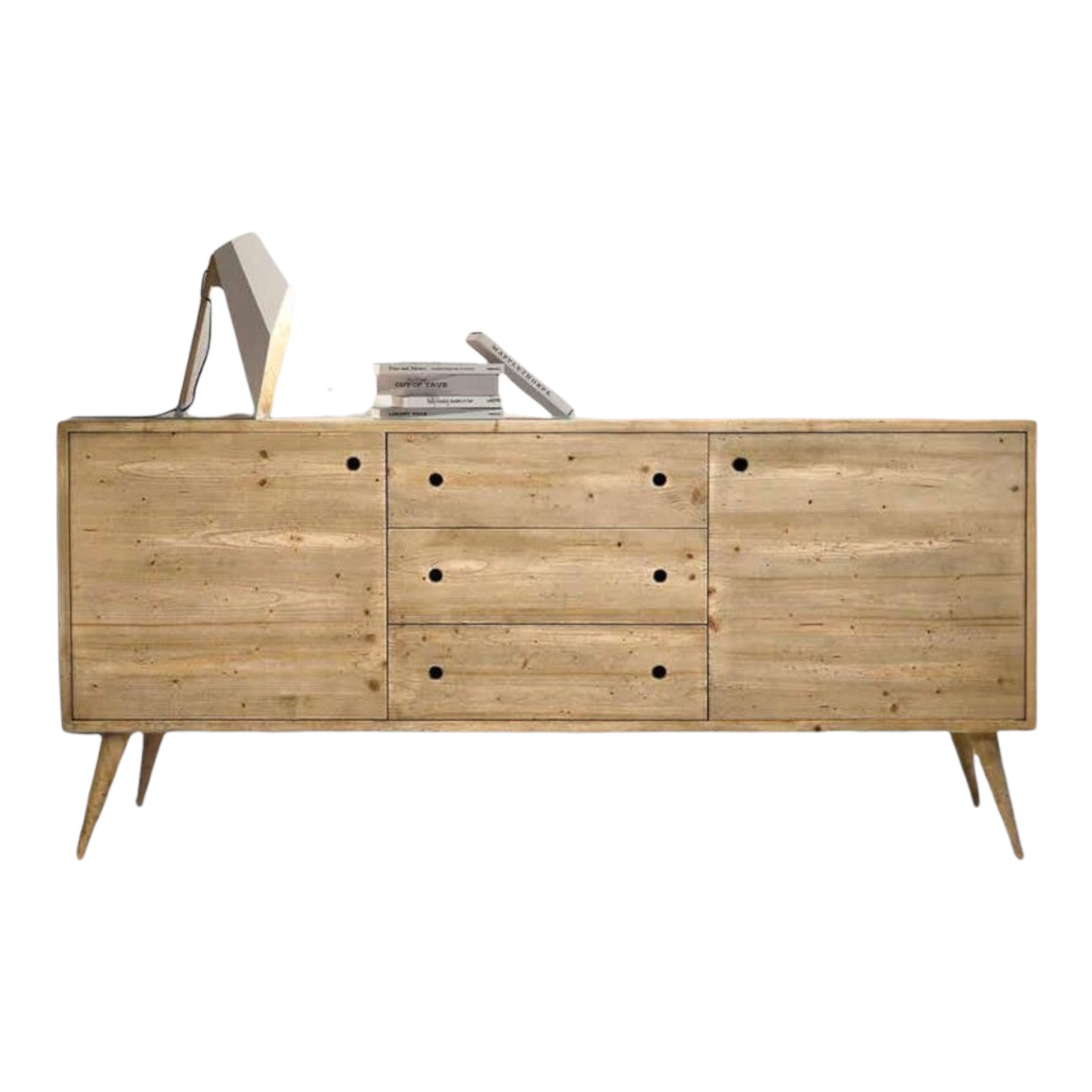 Madia credenza abete spazzolato naturale  185x50x84