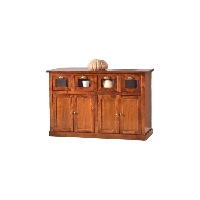 Madia credenza arte povera 4 porte finitura elite l.130 p.50 h.85