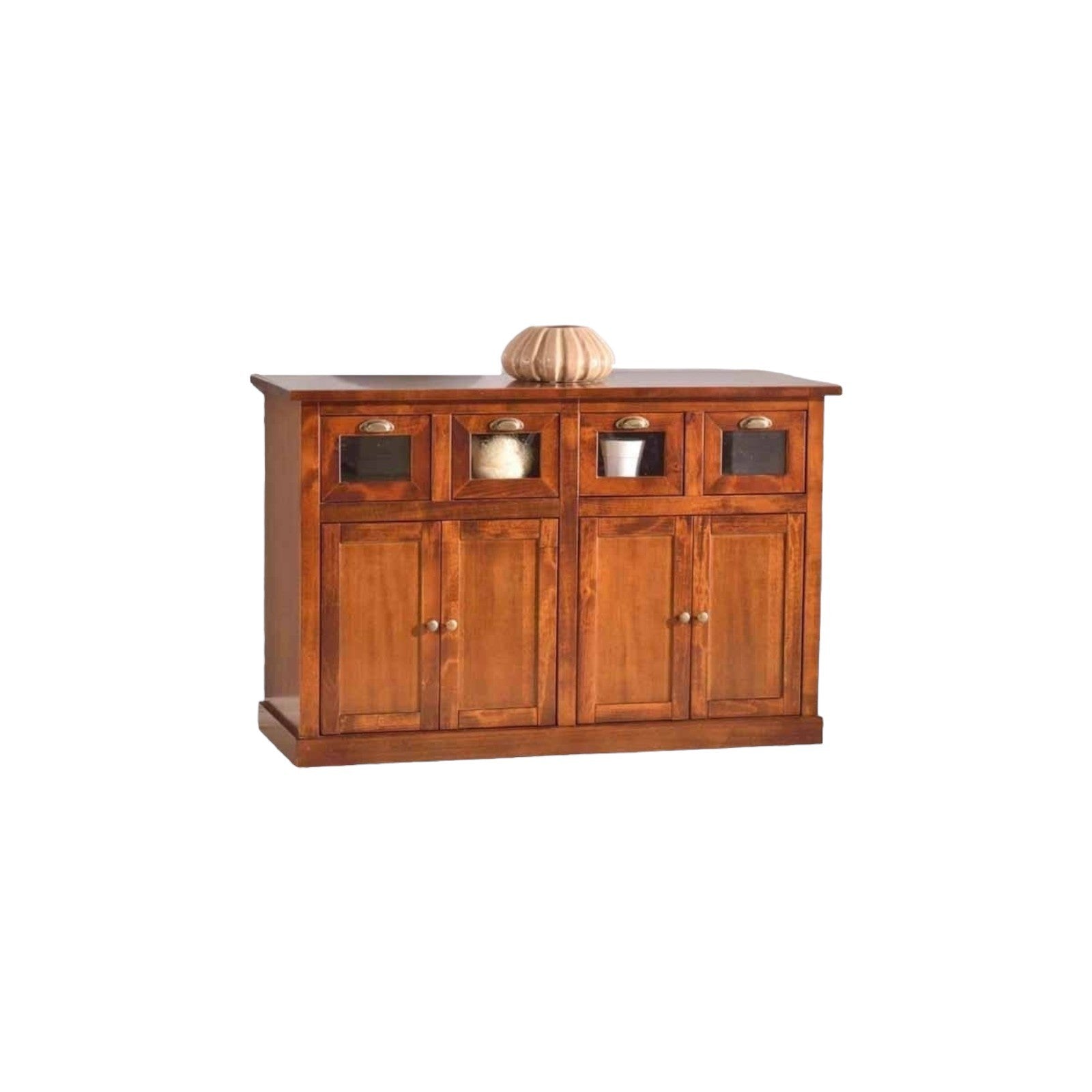 Madia credenza arte povera 4 porte finitura elite l.130 p.50 h.85