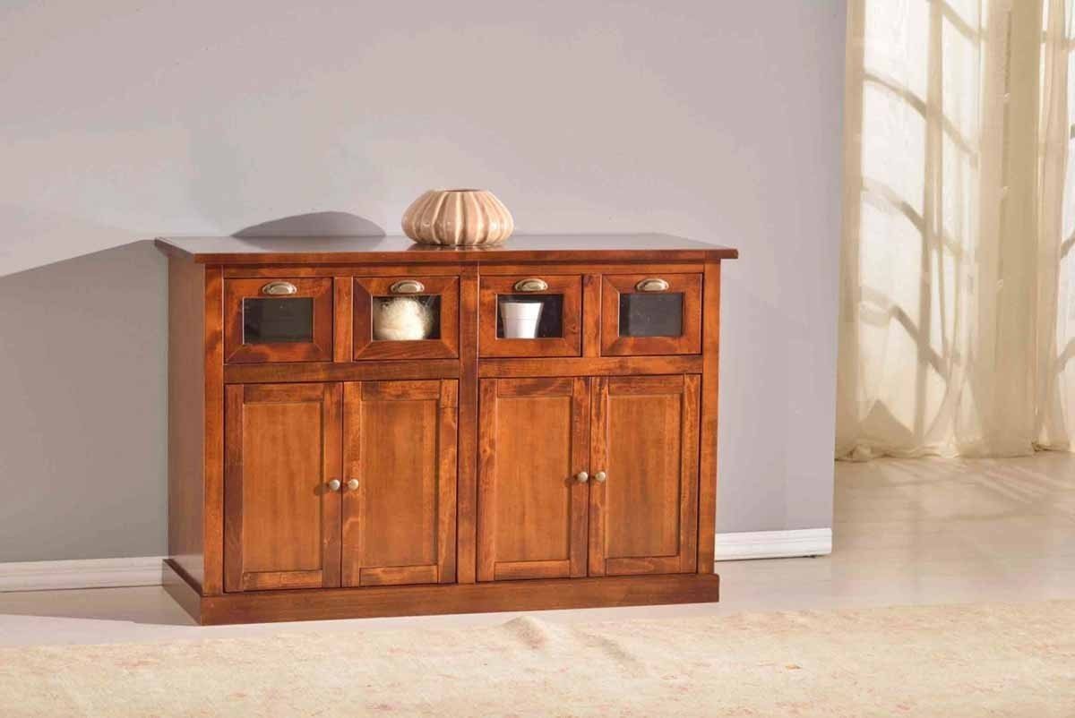 Madia credenza arte povera 4 porte finitura elite l.130 p.50 h.85