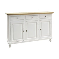 Madia credenza in legno shabby chic 3 porte l.150 x p.45 h.98