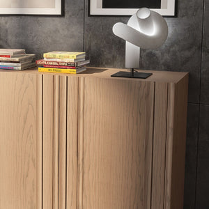 Madia credenza moderna in legno massello 3 ante 185x49x99 - Mobili 2G