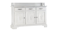 Madia credenza shabby chic 3 ante in legno arte povera 163x49x98 - Mobili 2G