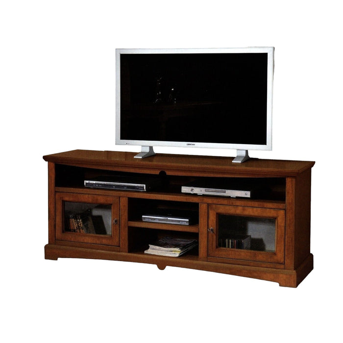 Mobile porta tv goccia legno noce arte povera 170x46x69