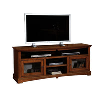 Mobile porta tv goccia legno noce arte povera 170x46x69