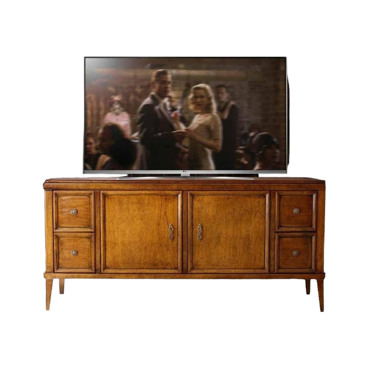 Porta tv classico in legno 2 porte 4 cassetti finitura bassano l.150 p.47 h.70 - Mobili 2G