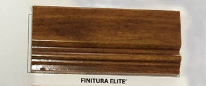 Scrivania in legno 5 cassetti arte povera inserto pelle tinta elite 150x75x81