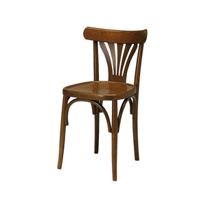 Set 2 sedie thonet bistrot legno tinta noce seduta legno - Mobili 2G