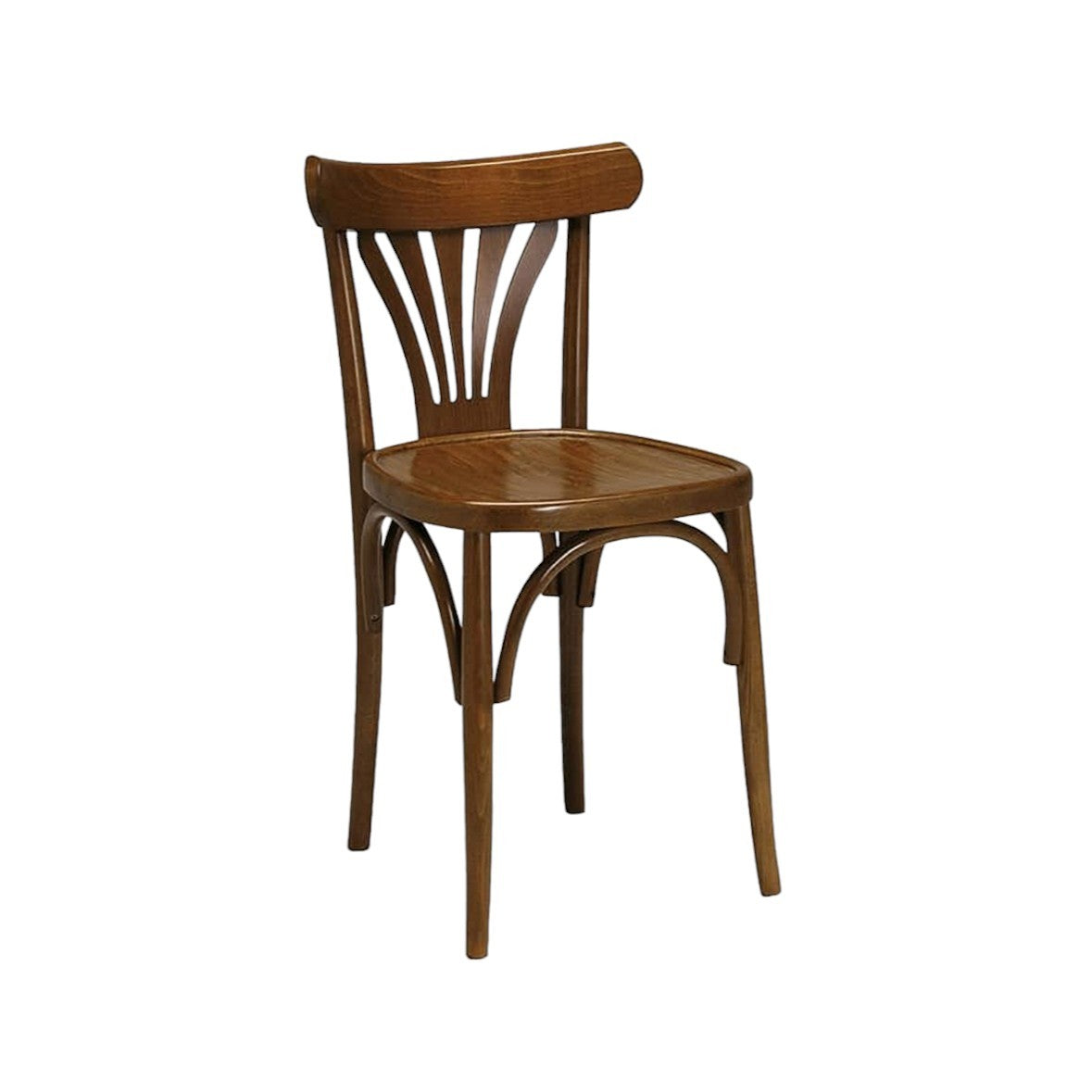 Set 2 sedie thonet bistrot legno tinta noce seduta legno - Mobili 2G