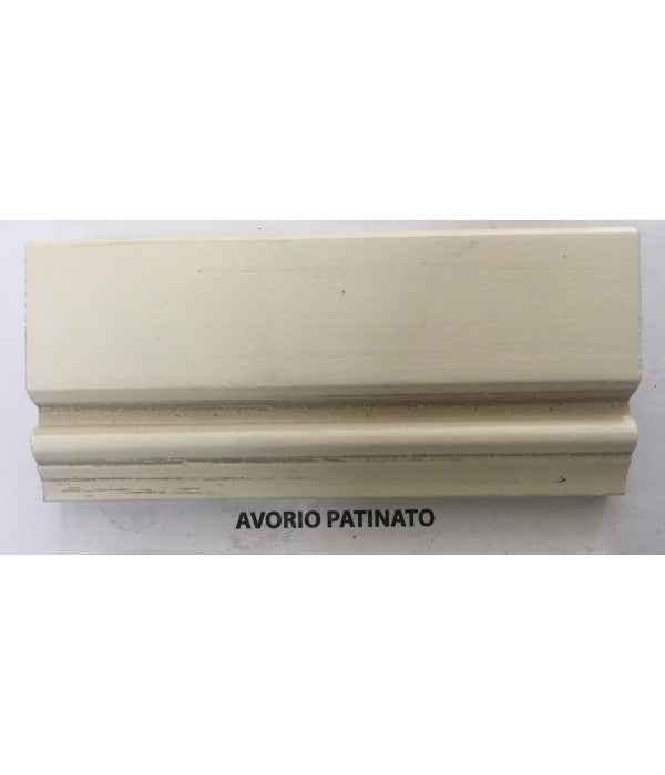 Settimino 7 cassetti legno avorio patinato 63x37x131