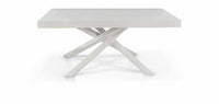 Tavolo big table nobilitato bianco consumato l.160 p.90 h.77