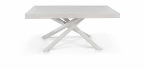 Tavolo big table nobilitato bianco consumato l.180 p.100 h.77