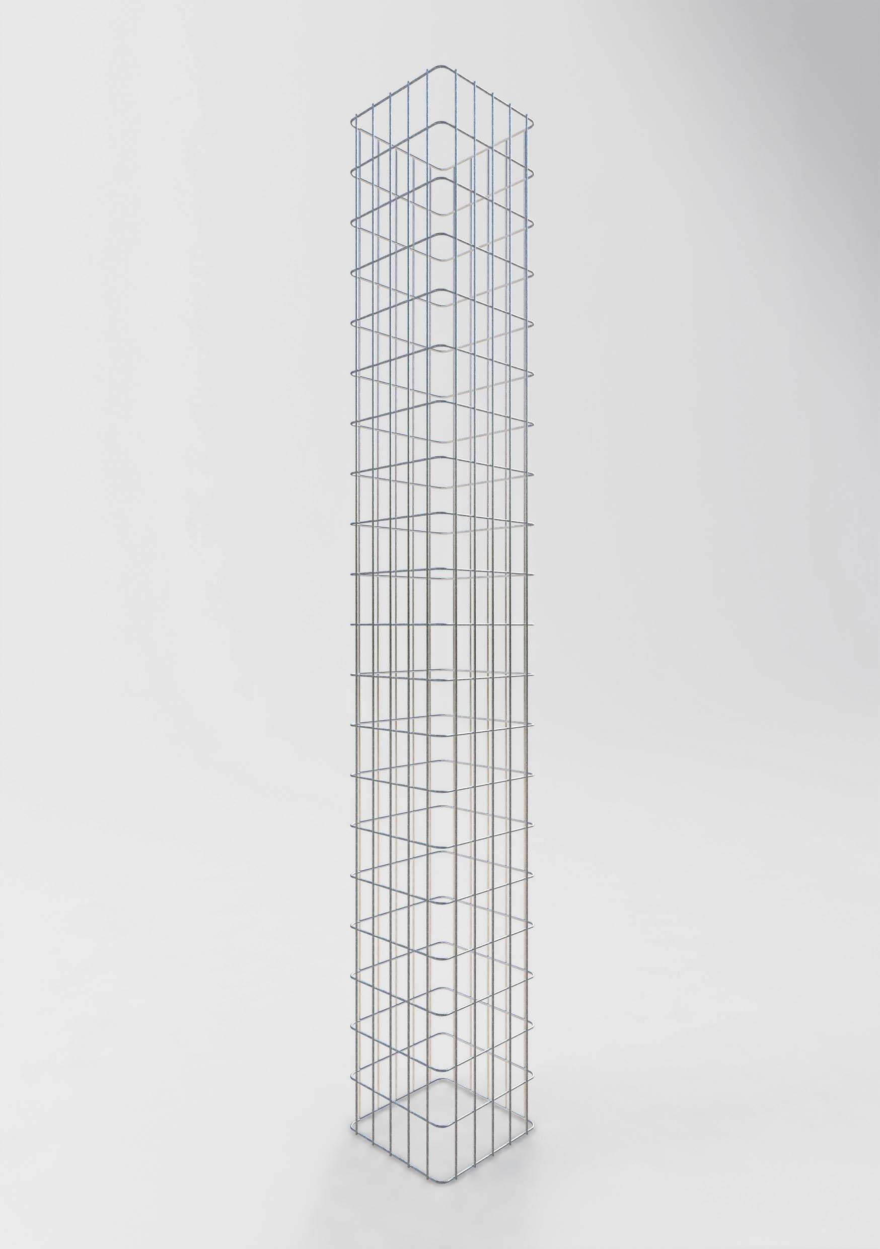 colonna 200 cm 27 x 27 cm MW 5 x 10 cm feuerzincato