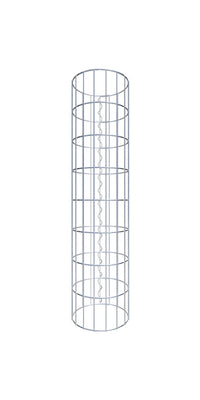 Colonna di gabbioni diametro 27 cm, maglia rotonda 5 x 10 cm - altezza: 80 cm