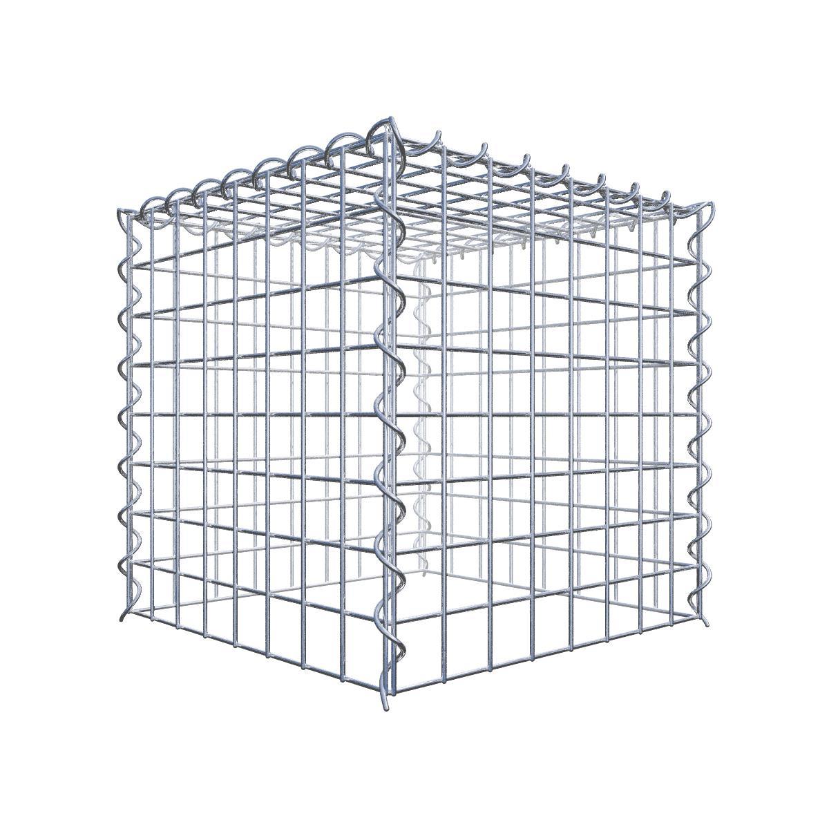 Gabbioni estendibili tipo 3 40 cm x 40 cm x 40 cm (L x A x P), dimensione maglia 5 cm x 5 cm, spirale